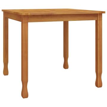 Garden Dining Table 85x85 cm Solid Teak – Stylish & Sturdy