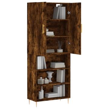 Highboard Smoked Oak - Stylish Storage Solution | HipoMarket