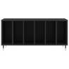 Black Record Cabinet 100x38x48 cm - Stylish Vinyl Storage