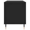 Black Record Cabinet 100x38x48 cm - Stylish Vinyl Storage