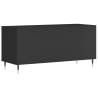 Black Record Cabinet 100x38x48 cm - Stylish Vinyl Storage