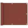 Balcony Screen Terracotta 75x500 cm Oxford Fabric Colour terracotta Size 75 x 500 cm Quantity in Package 1 