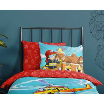 Good Morning Kids Duvet Cover Fire 140x200/220 cm - Hipomarket