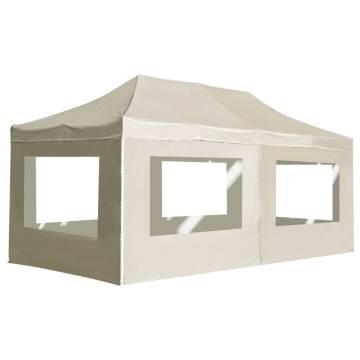 Professional Folding Party Tent with Walls 6x3m Cream