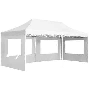 Professional 6x3m Folding Party Tent with Walls - White