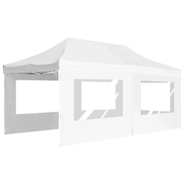 Professional 6x3m Folding Party Tent with Walls - White