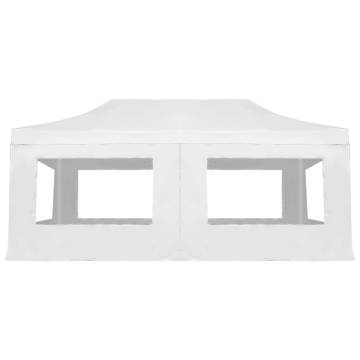 Professional 6x3m Folding Party Tent with Walls - White