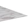 Self-Adhesive Flooring Planks 20 pcs - White Marble Design