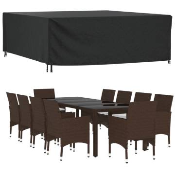 Waterproof Garden Furniture Cover 260x260x90 cm - Black