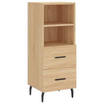 Stylish Highboard Sonoma Oak - Engineered Wood Storage Cabinet