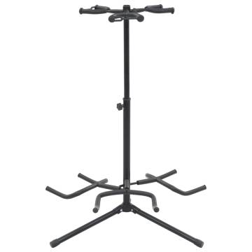 Guitar Stand Black Steel - Stable, Adjustable & Durable