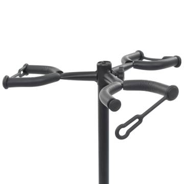 Guitar Stand Black Steel - Stable, Adjustable & Durable