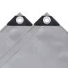 Heavy-Duty Grey Tarpaulin 650 g/m² 5x6 m - Versatile Protection