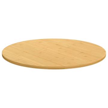 Bamboo Table Top Ø70x1.5 cm - Durable & Versatile | HipoMarket