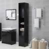 Bathroom Cabinet Black 30x30x183.5 cm Engineered Wood Colour black Model without handle Number of 1 Number of Pieces 