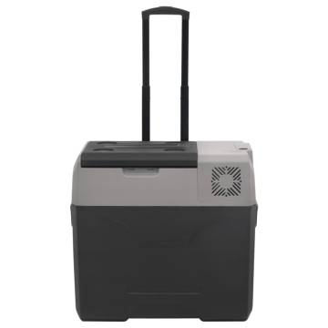 Cool Box with Wheel and Adapter - Portable 50L Cooler