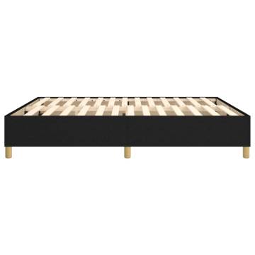 Box Spring Bed Frame Black 180x200 cm | Super King Fabric