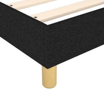 Box Spring Bed Frame Black 180x200 cm | Super King Fabric