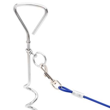 Dog Tie Out Cable with Ground Stake 5m - Safe & Durable