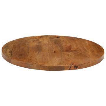 Round Solid Wood Mango Table Top Ø 40x3.8 cm | Hipo Market