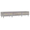 Stylish Grey Sonoma TV Cabinet - 150x36x30 cm Engineering Wood