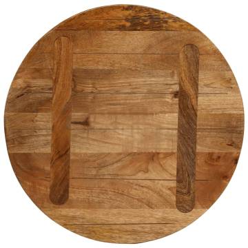 Round Solid Wood Mango Table Top Ø 40x3.8 cm | Hipo Market