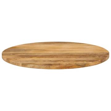 Table Top Ø 70 cm Solid Wood Mango - Rustic Charm | Hipo Market