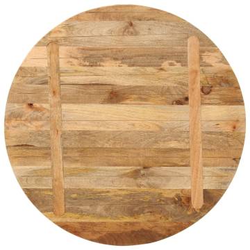 Table Top Ø 70 cm Solid Wood Mango - Rustic Charm | Hipo Market