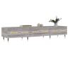 Stylish Grey Sonoma TV Cabinet - 150x36x30 cm Engineering Wood