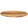 Round Solid Wood Table Top Ø 80x1.5 cm - Rustic Mango Finish