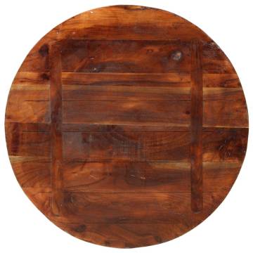 Round Solid Wood Table Top Ø 80x3.8 cm - Reclaimed Charm