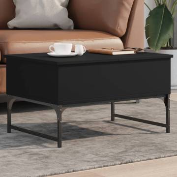 Elegant Black Coffee Table 70x50x40 cm - Stylish & Durable