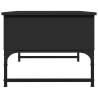 Elegant Black Coffee Table 70x50x40 cm - Stylish & Durable