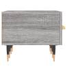 Stylish Grey Sonoma TV Cabinet - 150x36x30 cm Engineering Wood