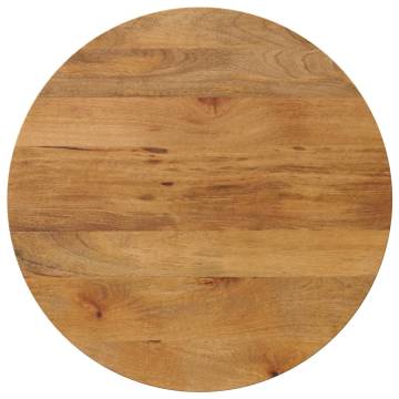 Round Solid Wood Mango Table Top Ø 80x2.5 cm | Hipo Market