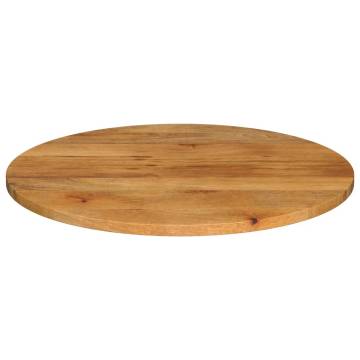 Round Solid Wood Mango Table Top Ø 80x2.5 cm | Hipo Market