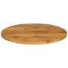 Round Solid Wood Mango Table Top Ø 80x2.5 cm | Hipo Market