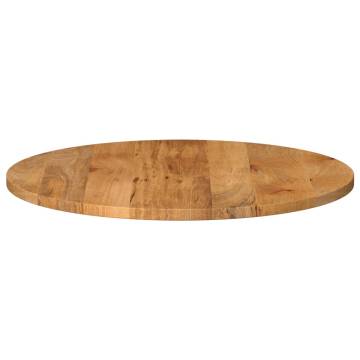 Round Solid Wood Mango Table Top Ø 80x2.5 cm | Hipo Market