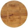 Round Solid Wood Mango Table Top Ø 80x2.5 cm | Hipo Market