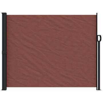 Retractable Side Awning Brown 160x600 cm | Hipomarket UK