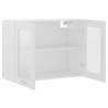 Hanging Glass Cabinet White 80x31x60 cm - Stylish Storage