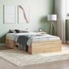 Bed Frame Sonoma Oak 90x190 cm Single Colour sonoma oak Size 90 x 190 cm 