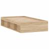 Sonoma Oak Bed Frame 90x190 cm - Modern & Practical Design