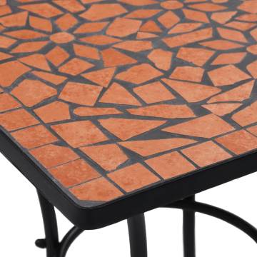 Mosaic Bistro Table Terracotta 60 cm Ceramic - Stylish & Sturdy