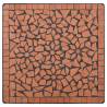 Mosaic Bistro Table Terracotta 60 cm Ceramic - Stylish & Sturdy