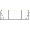 Log Holder Light Brown - Galvanised Steel 300x45x100 cm