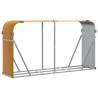 Log Holder Light Brown 180x45x100 cm | Galvanised Steel