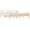 Solid Wood Bed Frame 200x200 cm | Modern Bedroom Furniture