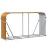 Log Holder Light Brown 180x45x100 cm | Galvanised Steel