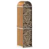 Log Holder Light Brown 40x45x170cm | Durable Galvanised Steel